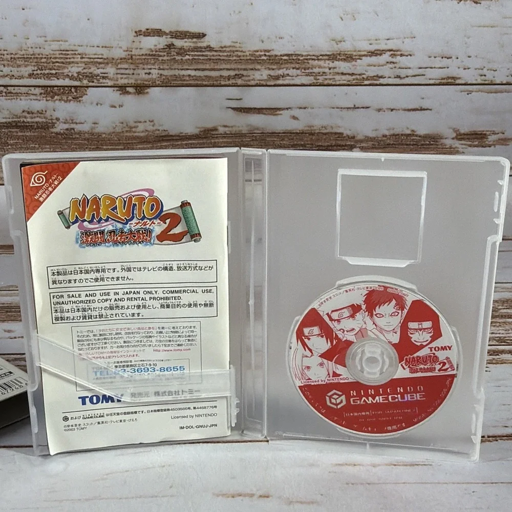 BOXED Naruto Clash of Ninja Gekitou Taisen 1 2 3 4 BUNDLE Set Japanese GameCube